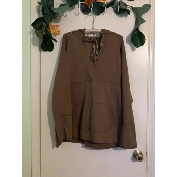 Danskin Now Tops - DANSKIN NOW Ladies Kangaroo Pocket Relaxed Fit Lounge Hoodie- SZ 2XL - NEW Stret